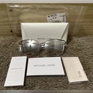 NEW Michael Kors 1120 Salt Lake City Sunglasses 11538Z Silver